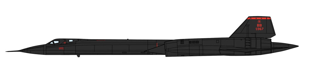 SR-71 ブラックバード (A型) ラストミッション プラモデル (ハセガワ 1/72 飛行機 限定生産 No.02327) 商品画像_2