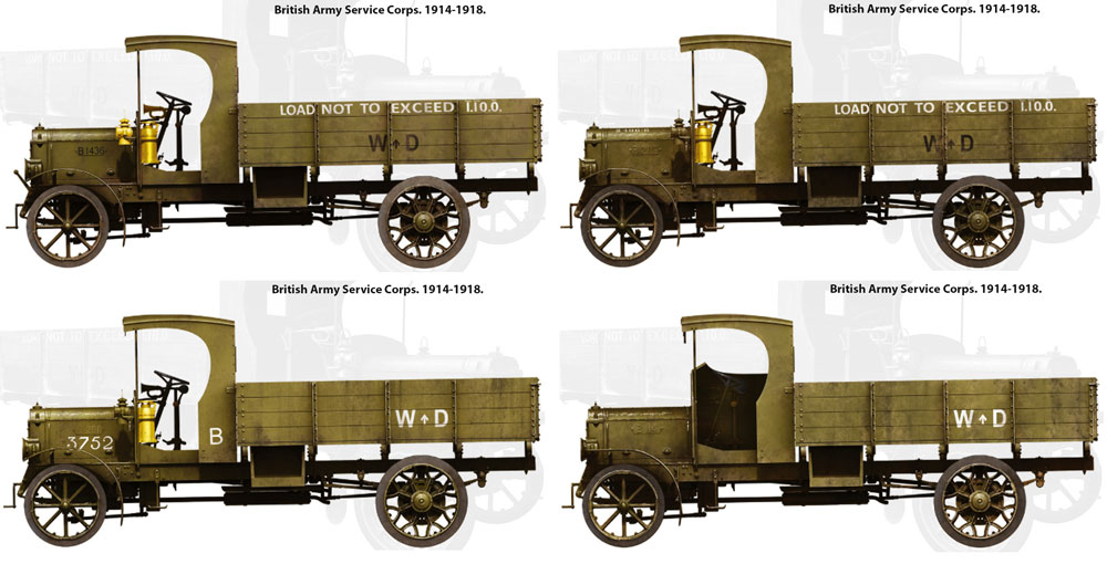 イギリス 軍用トラック Bタイプ プラモデル (ミニアート WW1 ミリタリーミニチュア No.39003) 商品画像_1