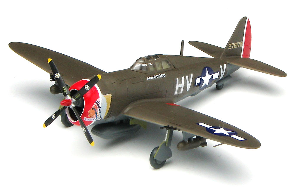 P-47D サンダーボルト レザーバック プラモデル (プラッツ 1/144 プラスチックモデルキット No.PDR-011) 商品画像_2