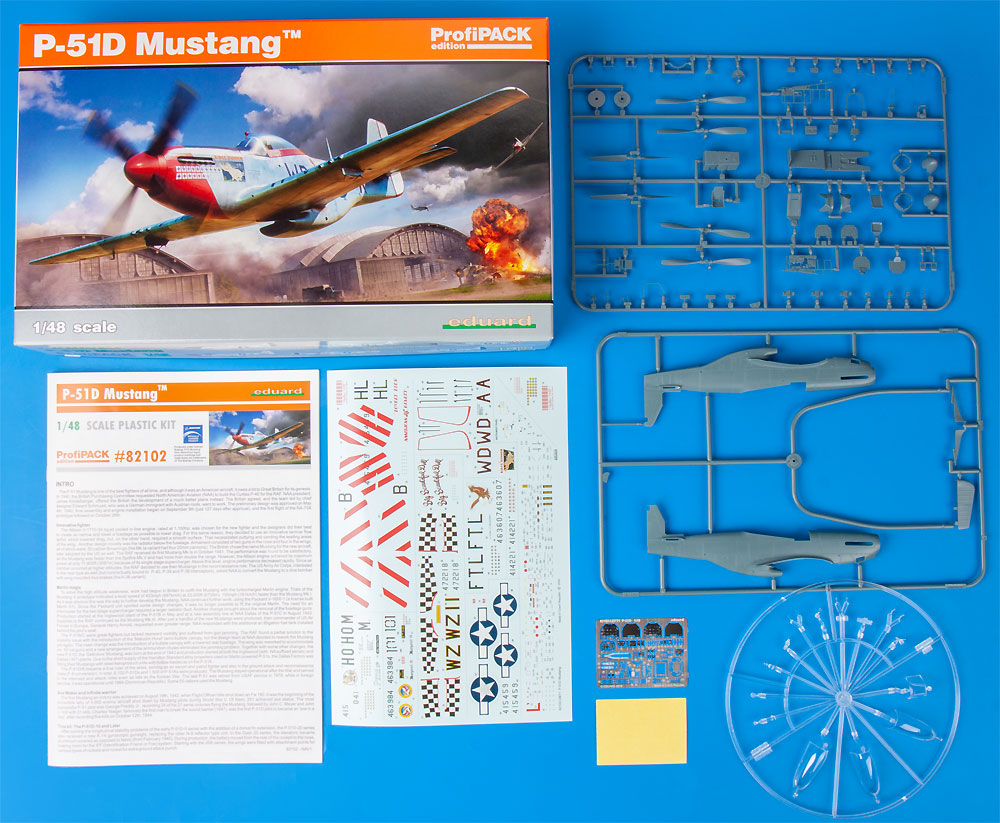 P-51D マスタング プラモデル (エデュアルド 1/48 プロフィパック No.82102) 商品画像_1