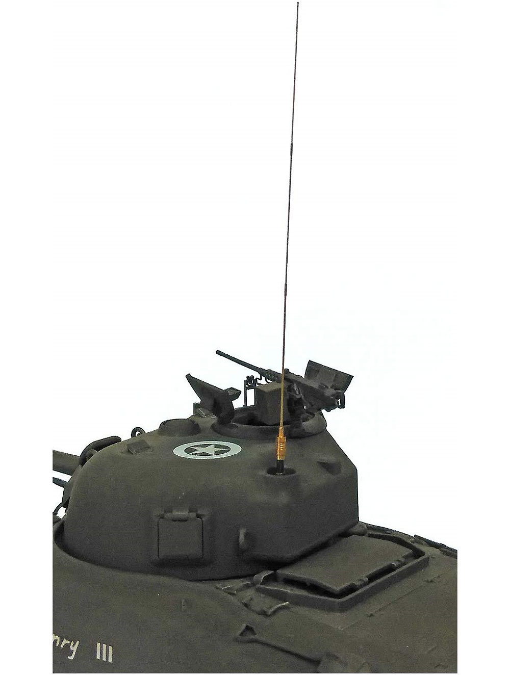 アメリカ中戦車 M4A1 シャーマン 中期型 アドラーズネスト社製 WW2 アメリカ軍アンテナつき アスカモデル プラモデル