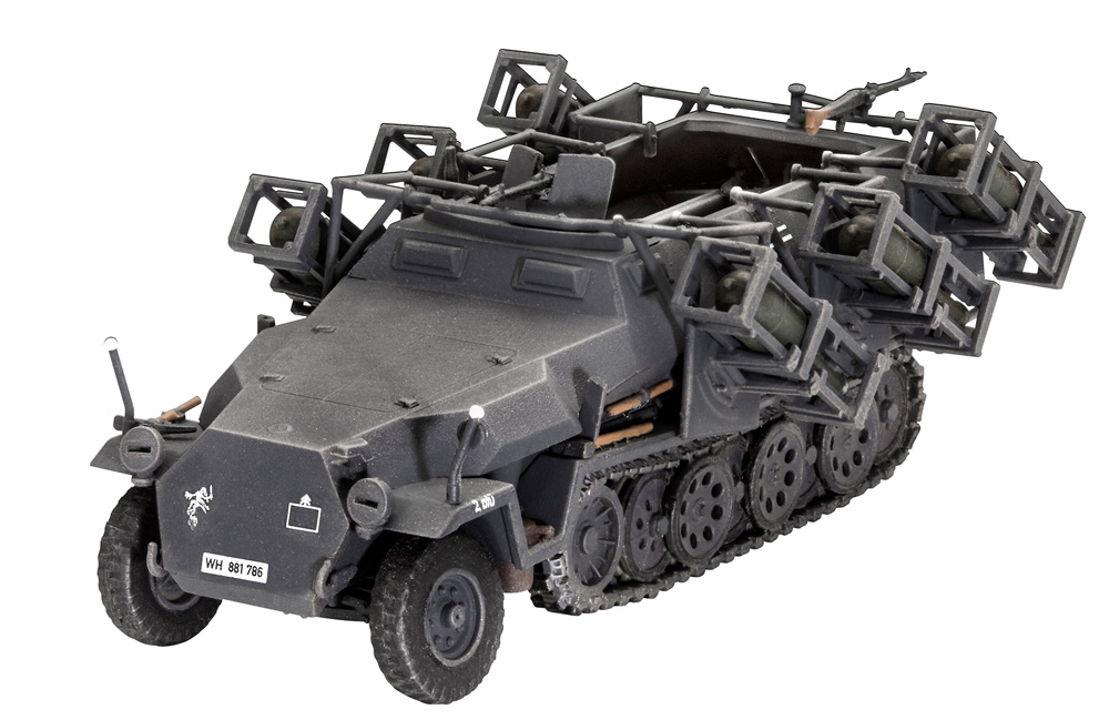 Sd.Kfz.251/1 Ausf.C ヴルフラーメン 40装備型 プラモデル (レベル 1/72 ミリタリー No.03324) 商品画像_2