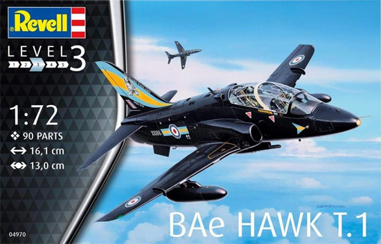 BAE ホーク T.1 プラモデル (レベル 1/72 Aircraft No.	04970) 商品画像