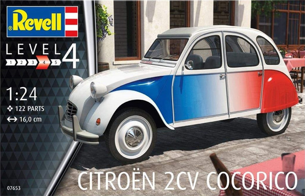 シトロエン 2CV COCORICO プラモデル (レベル カーモデル No.07653) 商品画像