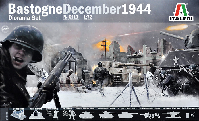 バストーニュの戦い 1944年12月 プラモデル (イタレリ Battle Set (バトルセット) No.6113) 商品画像