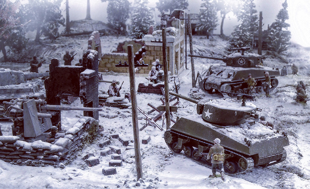バストーニュの戦い 1944年12月 プラモデル (イタレリ Battle Set (バトルセット) No.6113) 商品画像_2