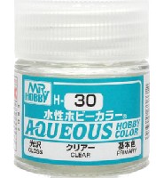 GSIクレオス 水性ホビーカラー AQUEOUS クリアー 光沢 (H-30）