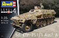 レベル 1/35 ミリタリー Sd.Kfz.251/1 Ausf.A 装甲兵員輸送車