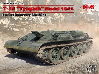 ICM 1/35 ミリタリービークル・フィギュア T-34 トラクター Model 1944 ソビエト回収車