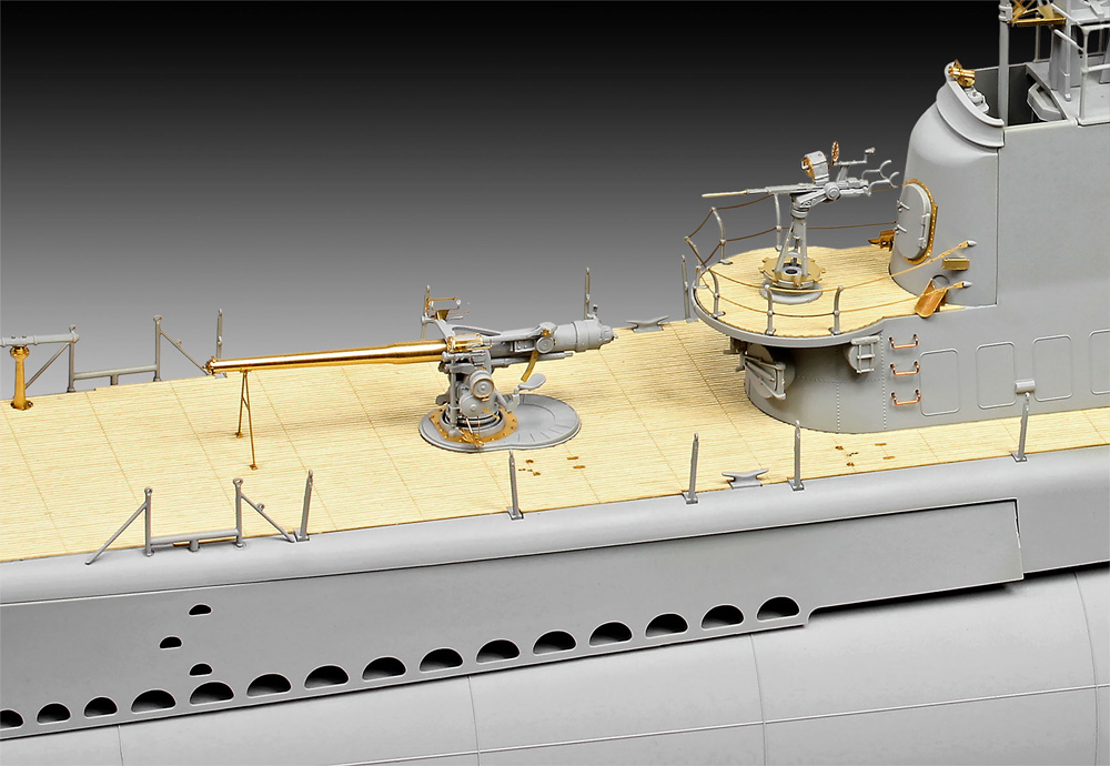 アメリカ海軍 潜水艦 ガトー級 プレミアムエディション プラモデル (レベル 1/72 艦船モデル No.05168) 商品画像_4