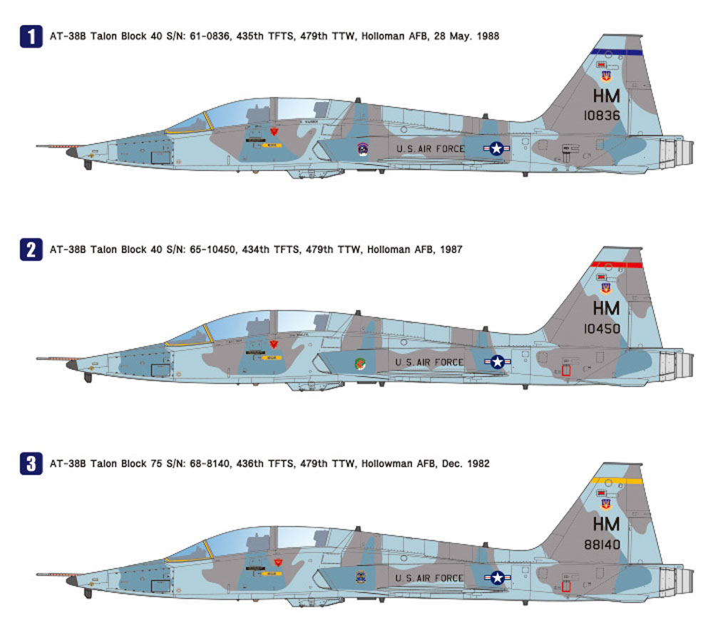 AT-38B タロン 戦闘飛行訓練用 高等訓練機仕様 プラモデル (ウルフパック ウルフパックデザイン プレミアムエディションキット No.WP10008) 商品画像_4
