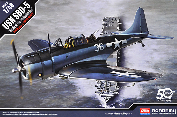 アメリカ海軍 SBD-5 ドーントレス マリアナ沖海戦 プラモデル (アカデミー 1/48 Aircrafts No.12329) 商品画像