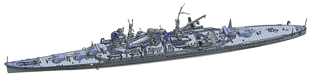 日本海軍 重巡洋艦 熊野 昭和17年 プラモデル (フジミ 1/700 特シリーズ No.020) 商品画像_1