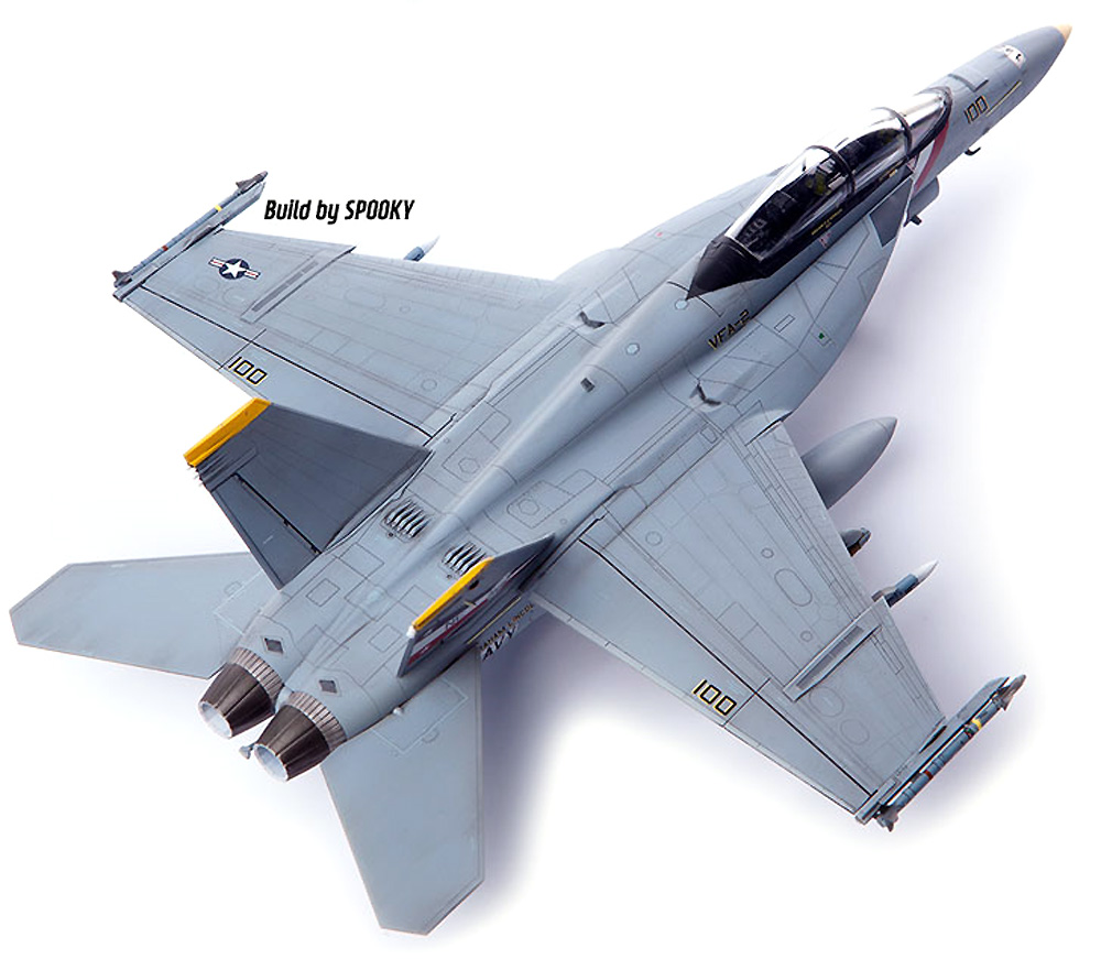 アメリカ海軍 F/A-18F スーパーホーネット VFA-2 バウンティハンターズ プラモデル (アカデミー 1/72 Aircrafts No.12567) 商品画像_2