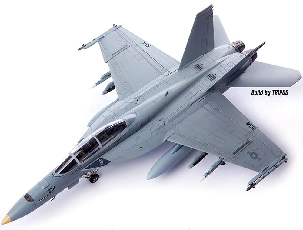 アメリカ海軍 F/A-18F スーパーホーネット VFA-2 バウンティハンターズ プラモデル (アカデミー 1/72 Aircrafts No.12567) 商品画像_3