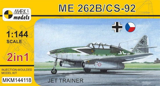 メッサーシュミット Me262B/CS-92 練習機 2in1 プラモデル (MARK 1 MARK 1 models No.MKM144118) 商品画像