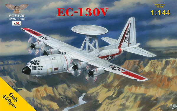 EC-130V ハーキュリーズ 早期警戒機型 プラモデル (ソヴァ M 1/144 エアクラフト No.SVM-14002) 商品画像