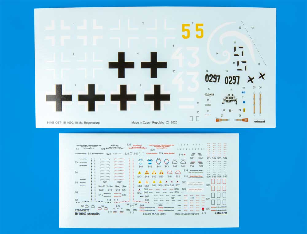 メッサーシュミット Bf109G-10 Mtt. レーゲンスブルク工場製 プラモデル (エデュアルド 1/48 ウィークエンド エディション No.84168) 商品画像_2