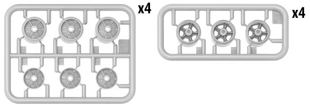 M3/M4 転輪セット (溶接タイプ＆プレスタイプ) プラモデル (ミニアート 1/35 ミリタリーミニチュア No.35220) 商品画像_1