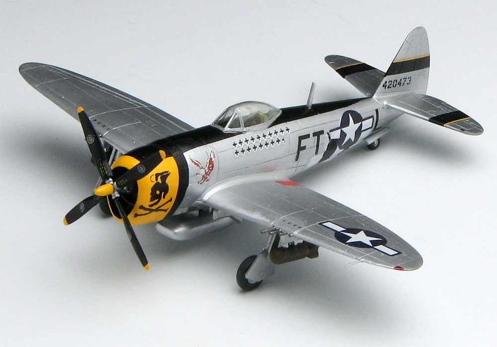 P-47D サンダーボルト バブルトップ イーグルストン プラモデル (プラッツ 1/144 プラスチックモデルキット No.PDR-013) 商品画像_2