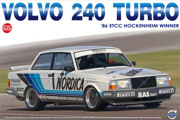 ボルボ 240 ターボ 1986 ETCC ホッケンハイム ウィナー プラモデル (NuNu 1/24 レーシングシリーズ No.PN24013) 商品画像