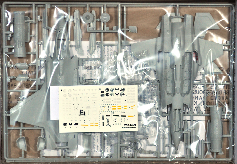 F-35A ライトニング 2 プラモデル (PM MODEL 1/72 エアクラフト No.PM-601) 商品画像_1