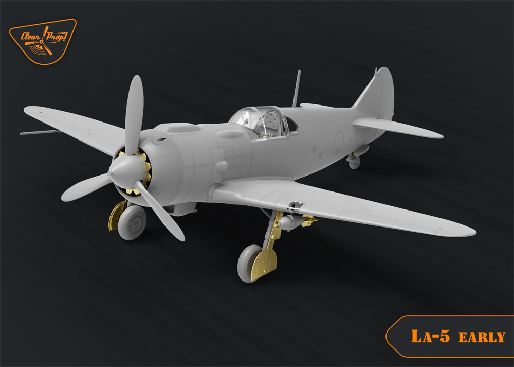 ラヴォーチキン La-5 戦闘機 初期型 プラモデル (クリアープロップ 1/72 スケールモデル No.CP72014) 商品画像_1