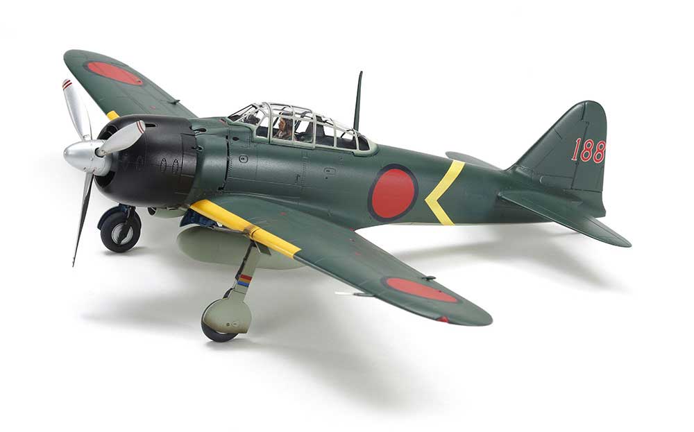 三菱 零式艦上戦闘機 二二型甲 第582航空隊 #188 完成品 (タミヤ マスターワーク コレクション No.21098) 商品画像_1