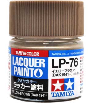 LP-76 イエローブラウン DAK 1941～ 塗料 (タミヤ タミヤ ラッカー塗料 No.LP-076) 商品画像