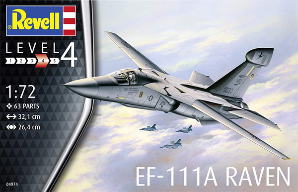 EF-111A レイヴン プラモデル (レベル 1/72 Aircraft No.04974) 商品画像