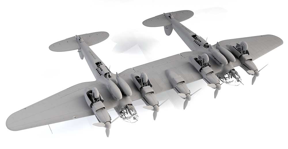 ハインケル He111Z-1 ツヴィーリンク プラモデル (ICM 1/48 エアクラフト プラモデル No.48260) 商品画像_3