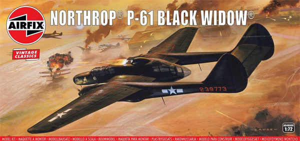 ノースロップ P-61 ブラックウィドウ プラモデル (エアフィックス 1/72 ミリタリーエアクラフト No.A04006V) 商品画像
