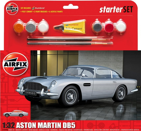 アストン マーチン DB5 (塗料付) プラモデル (エアフィックス 1/32 ミリタリー No.A50089B) 商品画像