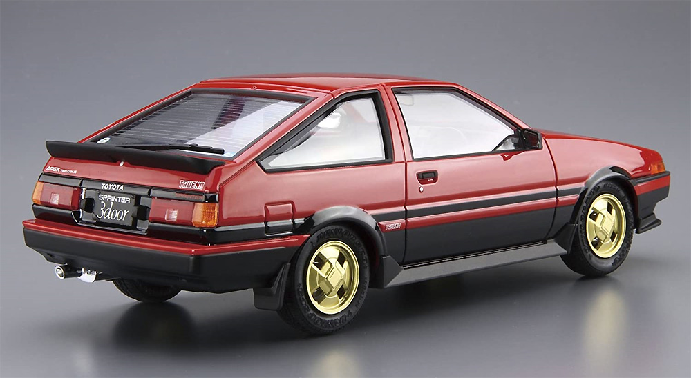 トヨタ AE86 スプリンター トレノ GT-APEX '84 プラモデル (アオシマ 1/24 ザ・モデルカー No.086) 商品画像_3