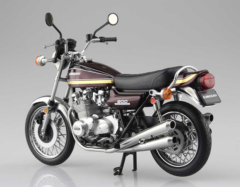 カワサキ 900 Super4 (Z1) 玉虫マルーン 完成品 (アオシマ 1/12 完成品バイクシリーズ No.104606) 商品画像_2