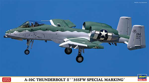 A-10C サンダーボルト 2 355FW スペシャルマーキング プラモデル (ハセガワ 1/72 飛行機 限定生産 No.02333) 商品画像