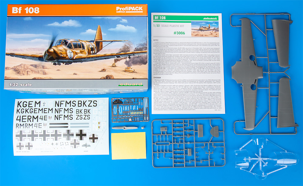 メッサーシュミット Bf108 プラモデル (エデュアルド 1/32 プロフィパック No.3006) 商品画像_1