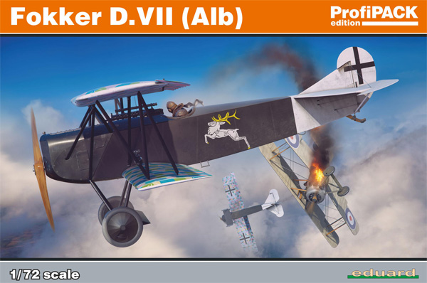 フォッカー D.7 (Alb) プラモデル (エデュアルド 1/72 プロフィパック No.70134) 商品画像