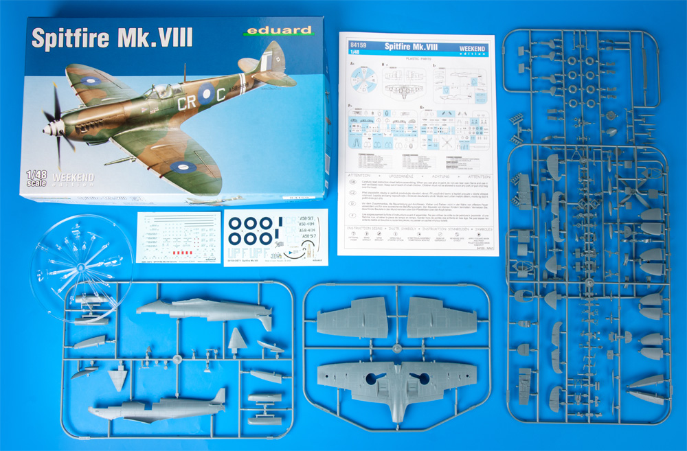 スピットファイア Mk.8 プラモデル (エデュアルド 1/48 ウィークエンド エディション No.84159) 商品画像_1