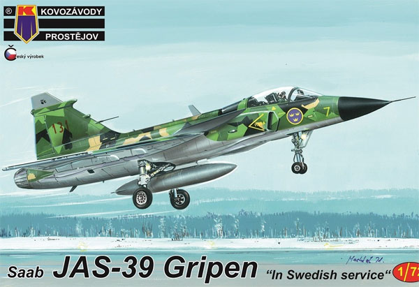 サーブ JAS-39 グリペン スウェーデン プラモデル (KPモデル 1/72 エアクラフト プラモデル No.KPM0162) 商品画像