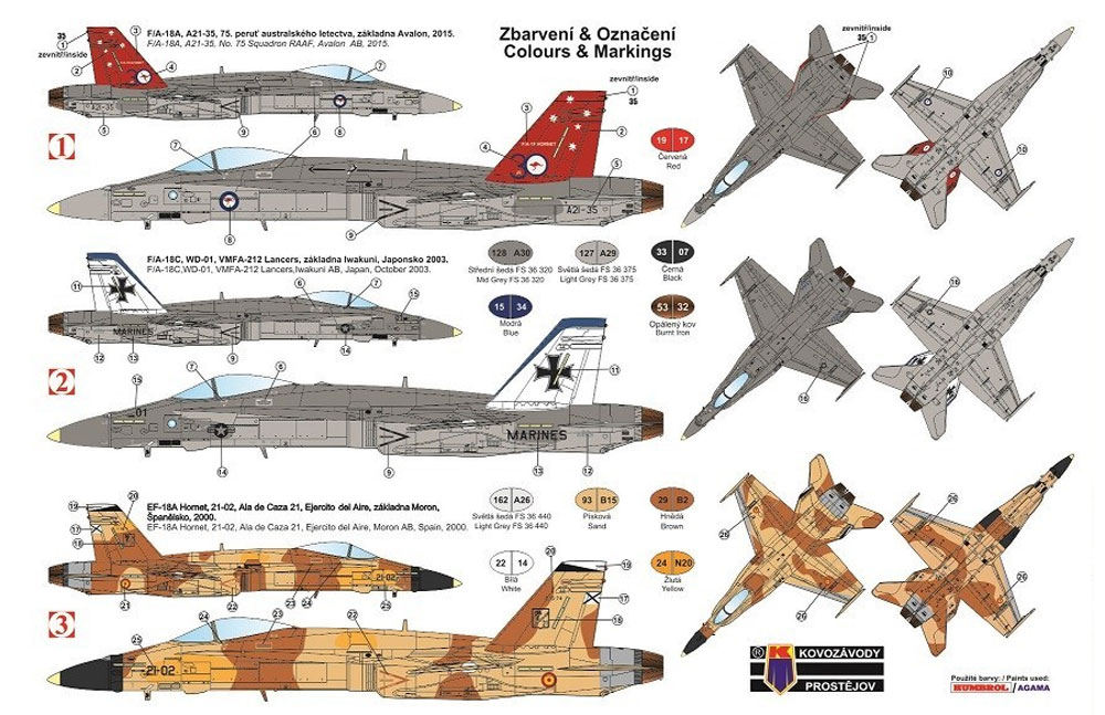 F-18A/C ホーネット プラモデル (KPモデル 1/72 エアクラフト プラモデル No.KPM0163) 商品画像_1