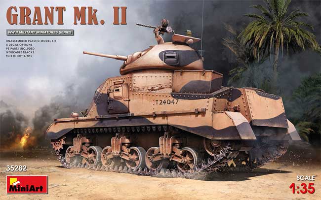 グラント Mk.2 プラモデル (ミニアート 1/35 WW2 ミリタリーミニチュア No.35282) 商品画像