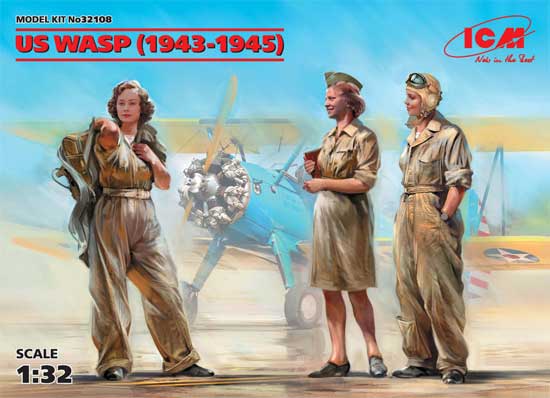 US 女性パイロット WASP (1943-1945) プラモデル (ICM 1/32 エアクラフト No.32108) 商品画像