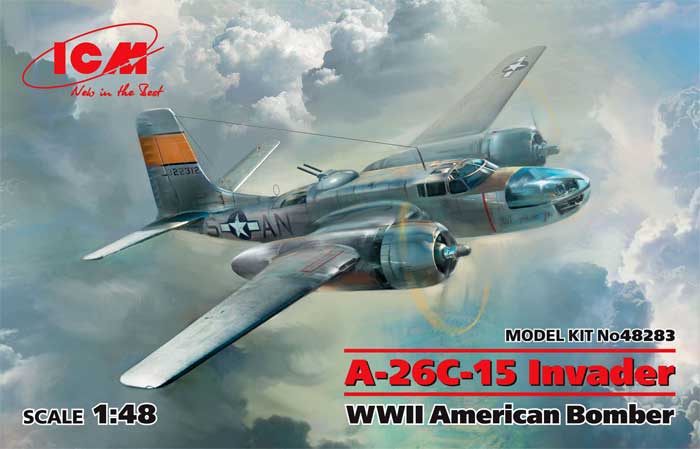 A-26C-15 インベ－ダー プラモデル (ICM 1/48 エアクラフト プラモデル No.48283) 商品画像