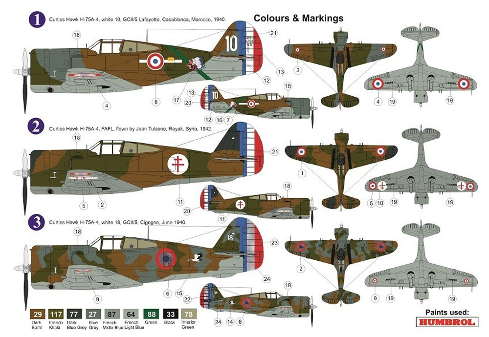 カーチス ホーク H-75A-4 プラモデル (AZ model 1/72 エアクラフト プラモデル No.AZ7646) 商品画像_1