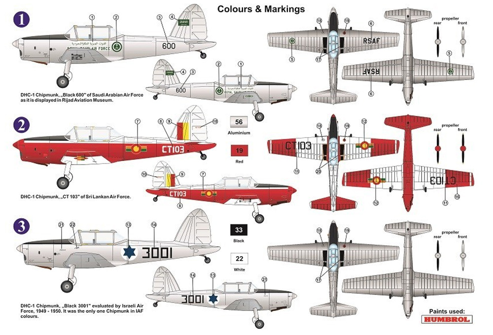 DHC-1 チップマンク 海外仕様 プラモデル (AZ model 1/72 エアクラフト プラモデル No.AZ7649) 商品画像_1