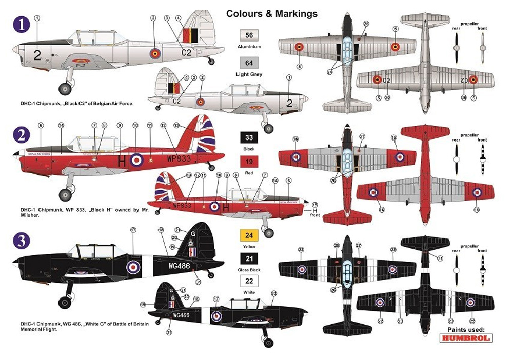 DHC-1 チップマンク プラモデル (AZ model 1/72 エアクラフト プラモデル No.AZ7650) 商品画像_1