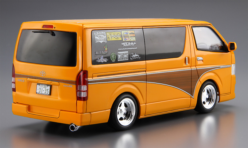 ホットカンパニー TRH200V ハイエース '12 (トヨタ) プラモデル (アオシマ 1/24 ザ・チューンドカー No.011) 商品画像_3