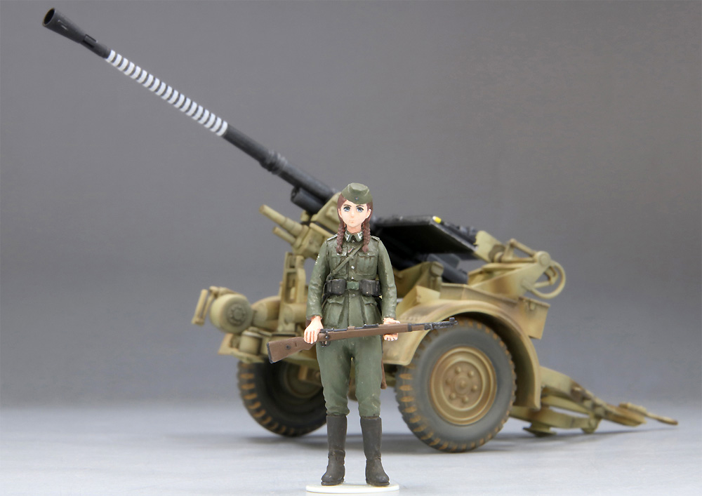 	Hannah (ハンナ) ｗ/3.7cm 対空砲 37型 プラモデル (ファインモールド 歴装ヲトメ (れきそうおとめ) No.HC006) 商品画像_2