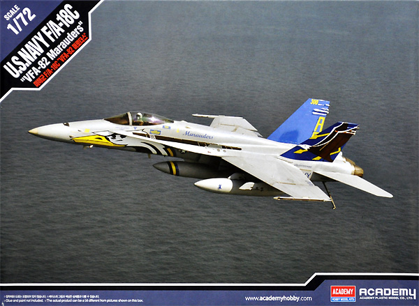 アメリカ海軍 F/A-18C ホーネット VFA-82 マローダーズ プラモデル (アカデミー 1/72 Aircrafts No.12534) 商品画像
